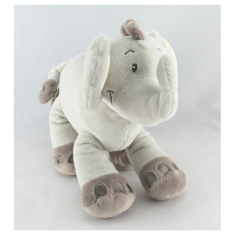 Doudou plat éléphant MOTS D'ENFANTS