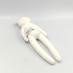 Doudou souris blanche noeud JACADI