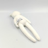 Doudou souris blanche noeud JACADI