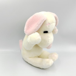 Ancienne peluche chien blanc rose SNOOPY 1958-68