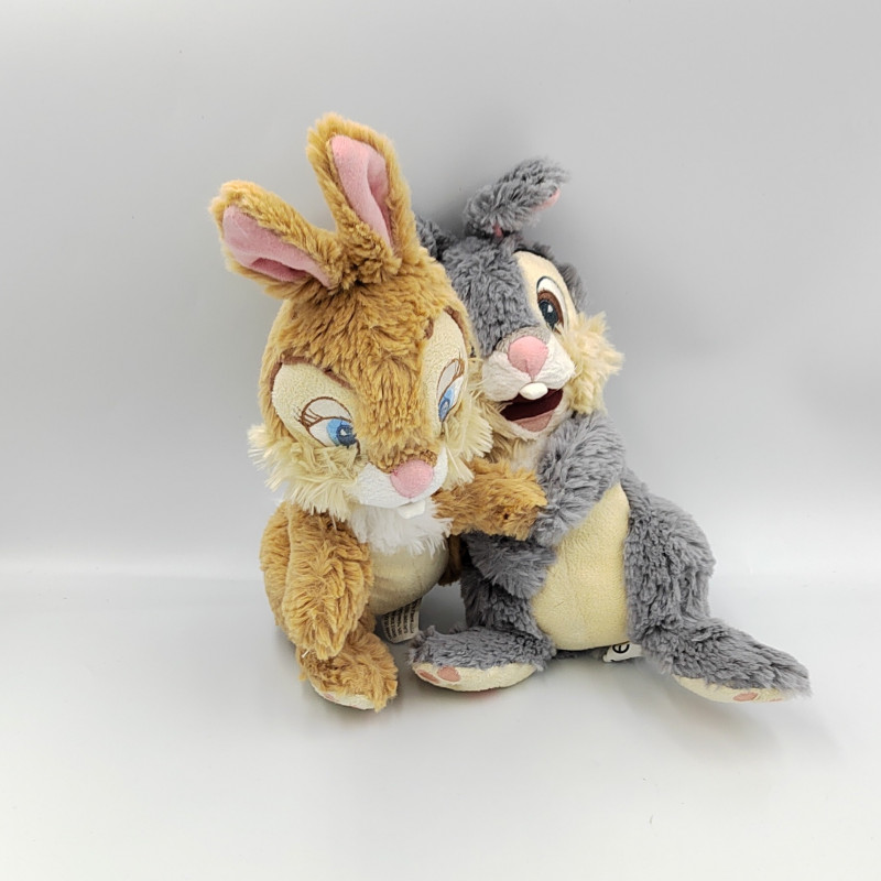 Peluche lapin Miss Bunny et Panpan DISNEYLAND