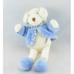 Doudou lapin blanc gilet rose JELLY KITTEN JELLYCAT