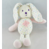 Doudou lapin rose bordeaux OBAIBI