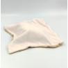 Doudou plat ours beige marron rose JACADI