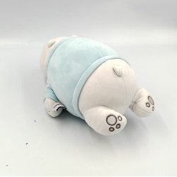 Doudou ours bleu blan Cartoon Network MINISO