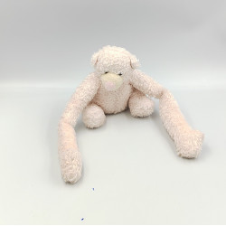 Doudou ours rose long bras