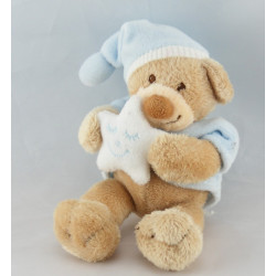 Petit Doudou ours bleu ciel étoile NATTOU