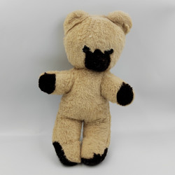Ancienne peluche ours beige marron