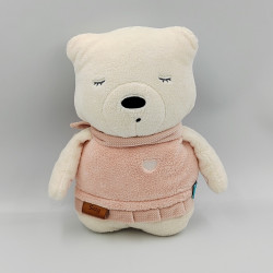 Doudou ours blanc rose MyHummy My Hummy Suzy
