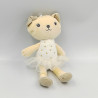 Doudou chat jaune blanc doré tutu KIABI SIMBA TOYS