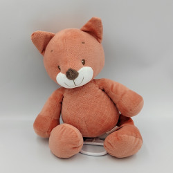 Doudou musical renard orange Fanny et oscar NATTOU
