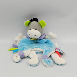 Doudou et compagnie plat ane bleu blanc mauve cape tatoo