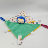 Doudou plat poupée jaune bleu rose astronaute COROLLE