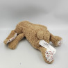 Doudou lapin marron bleu blanc rayé cerises TAPE A L'OEIL TAO