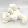 Doudou marionnette chat blanc HISTOIRE D'OURS