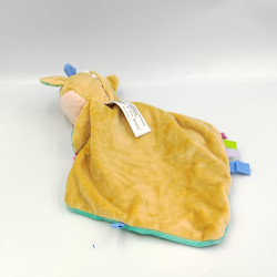 Doudou plat faon Tifan beige bleu VTECH