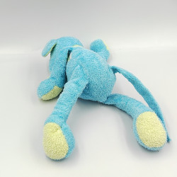 Doudou souris bleu vert TARTINE ET CHOCOLAT