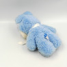 ANCIENNE PELUCHE LAPIN BLEU BLANC NOUNOURS