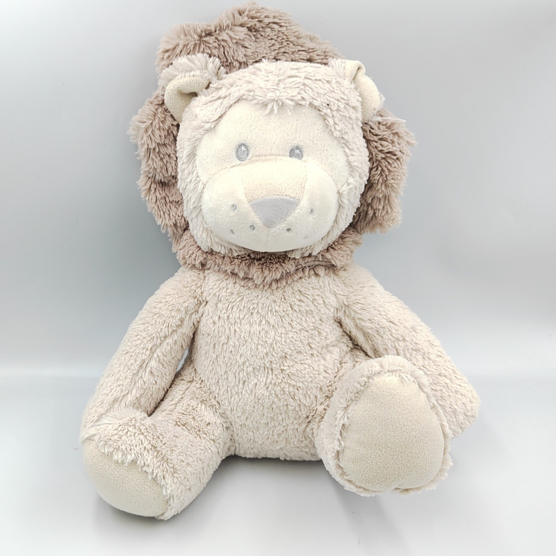 Doudou lion beige marron ITEM