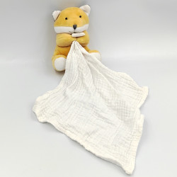 Doudou et compagnie renard orange mouchoir