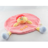 Doudou plat Billy et Babette rose NATTOU