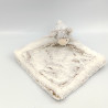Doudou mouton beige marron mouchoir DANI