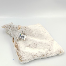 Doudou mouton beige marron mouchoir DANI