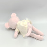 Doudou souris rose blanche pois MOTS D'ENFANTS
