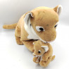 Grande peluche tigre tigresse avec son petit NICOTOY