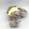 Doudou ours gris pull jaune just for you ME TO YOU