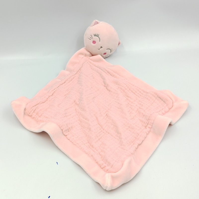 Doudou plat chat rose lange SIMBA TOYS KIABI