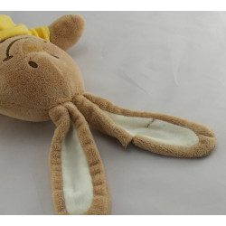 Doudou lapin beige maillot jaune coccinelle BENGY