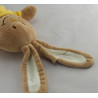 Doudou lapin beige maillot jaune coccinelle BENGY