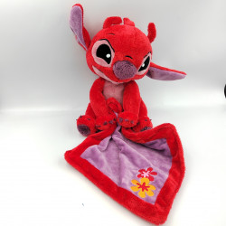 Peluche Stitch rouge Leroy Lilo et Stitch mouchoir DISNEY