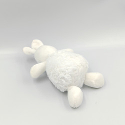 Doudou lapin blanc rose coeur ENESCO