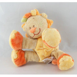 Doudou chien beige orange étoile DOUKIDOU