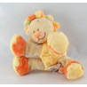 Doudou chien beige orange étoile DOUKIDOU