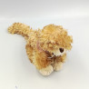 Peluche chat beige marron tigré BUKOWSKI