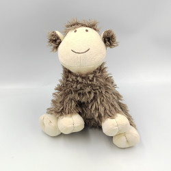 Doudou mouton beige marron blanc NATURE ET DECOUVERTE