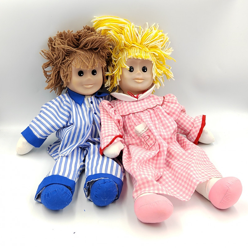 Poupée Nicolas et Pimprenelle Bonne nuit les Petits