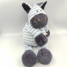 Doudou Zèbre bleu Zebrito NOUKIE'S
