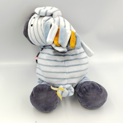 Doudou Zèbre bleu Zebrito NOUKIE'S