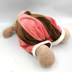 DOUDOU OURS MARRON BLANC ROUGE FEUILLE COCCINELLE TAKINOU