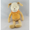 Doudou chien beige écru MOTS D'ENFANTS