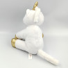 Doudou peluche licorne blanche doré PASSION BEAUTE
