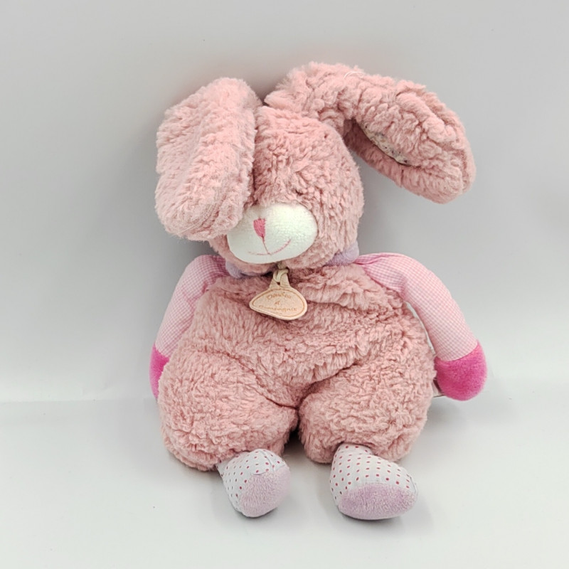 Doudou et compagnie lapin rose pantin LES CHOUPIDOUX