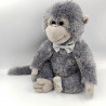 Peluche singe gris pailleté yeux brillant DOHO