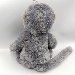 Peluche singe gris pailleté yeux brillant DOHO
