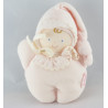 Doudou anneau hochet lutin bébé rose BABI COROLLE