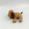 Petite peluche doudou chien marron